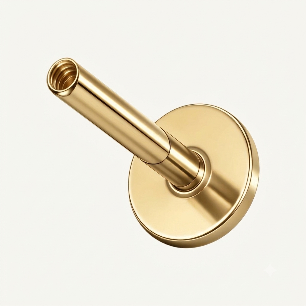 Labret à vissage interne